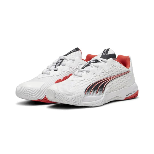 PUMA NOVA ELITE white/black/active red